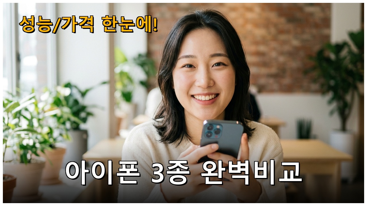아이폰 모델 비교 — 나에게 맞는 선택 기준