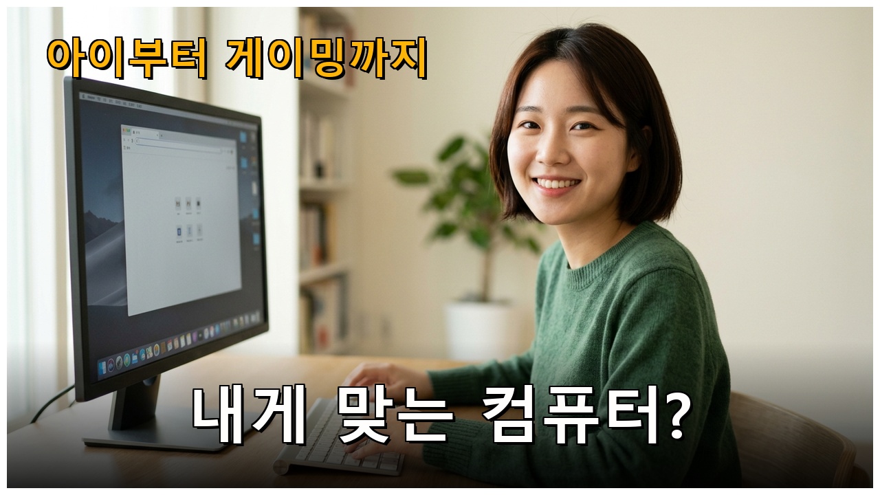 컴퓨터 비교 추천 — 선택 기준 정리