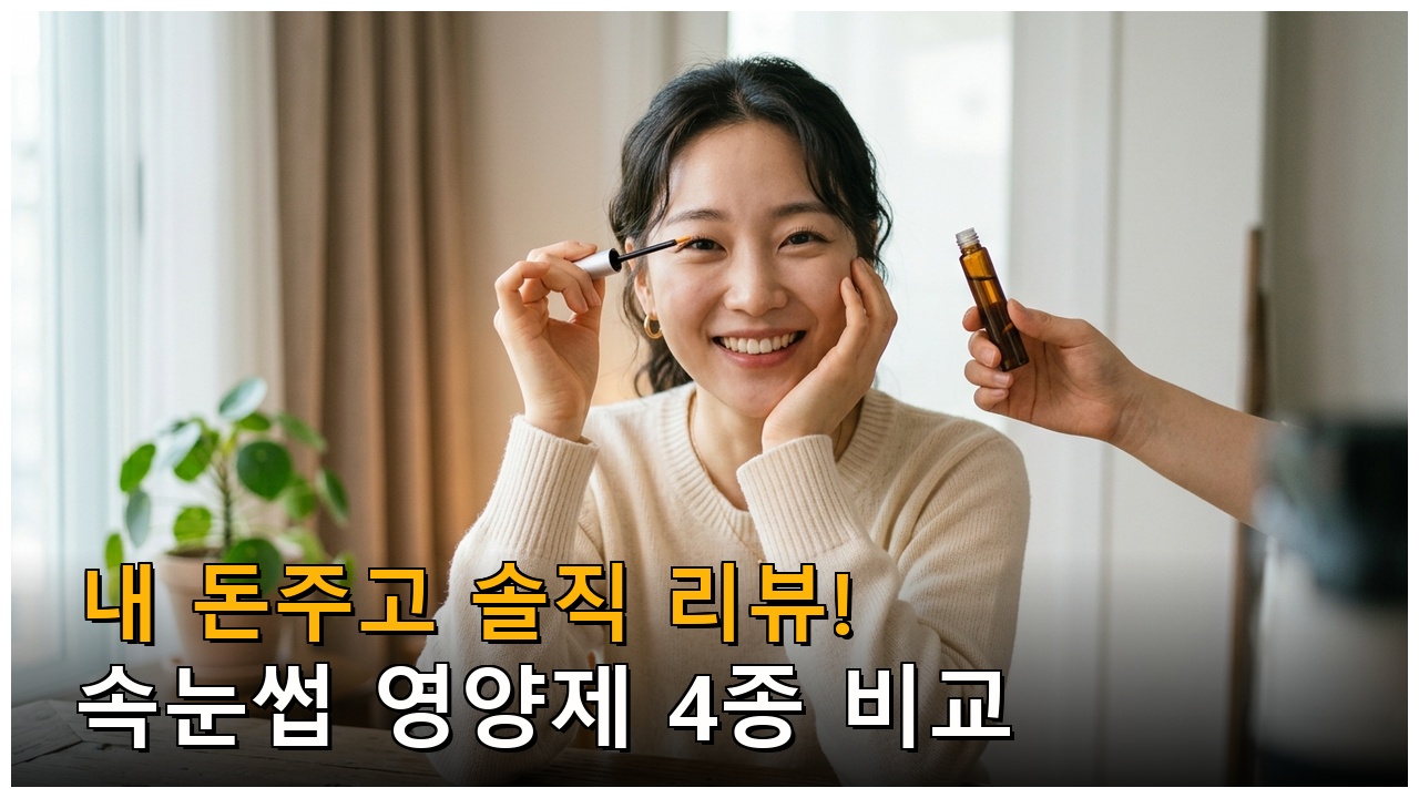속눈썹 영양제 비교 추천 — 선택 기준 정리