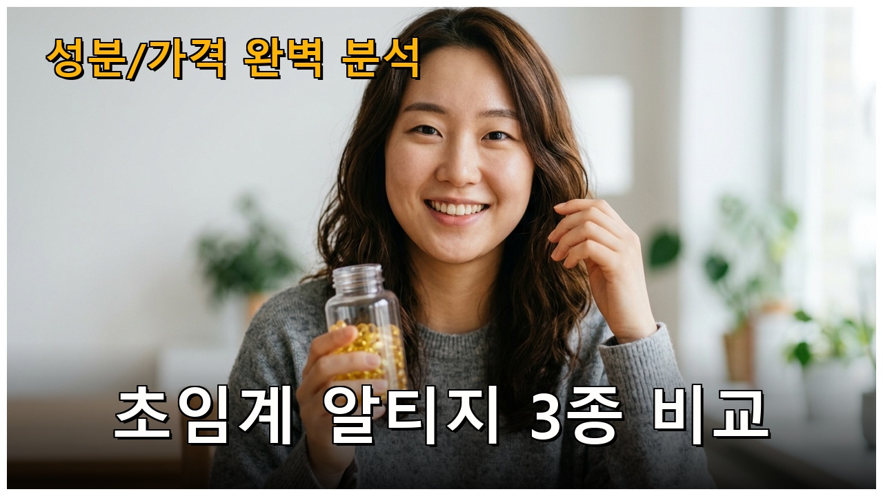 오메가3, 뭘 골라야 할까? 내돈내산 초임계 알티지 비교 리뷰