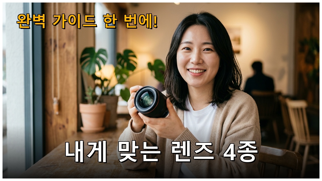 카메라 렌즈 구매 가이드: 미러리스부터 스마트폰까지
