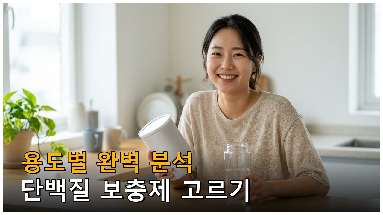 운동 후 단백질 보충제, 나에게 맞는 제품 찾기
